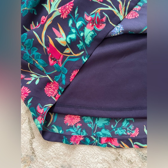 NWOT Floral Lined Dress. Size L. - Picture 5 of 7